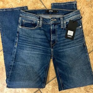 Hudson Jeans Women's Straight Leg in Dark Blue